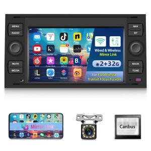 Android car radio in Ford dashboard