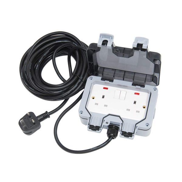 15M waterproof extension lead outdoor use