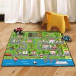 WERUGS Kids Rug Street Map Play Mat