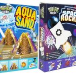 Experiments DOUBLE PACK Make Your Own Rocket Launcher & Underwater Aquasand Childrens Educational Science Kits