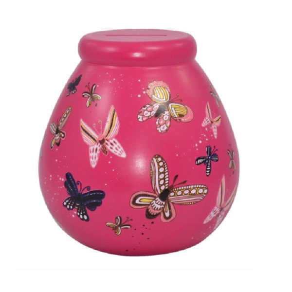 Butterfly Pot of Dreams Money Pot
