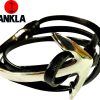 Bracelet Unisex Fisherman Anchor Silver