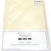 Polycotton New Ivory Double Flat Sheet