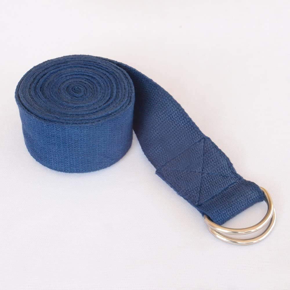 8' D-Ring Buckle Cotton Yoga Strap