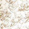 Suttons Packaging. Gold Cherubs Printed Patterned Luxury Tissue Paper. 5 sheets.
