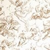 Suttons Packaging. Gold Cherubs Printed Patterned Luxury Tissue Paper. 5 sheets.