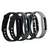 Fit-power Replacement Bands for XiaoMi XiaoMi Band Strap 1 1S Bracelet Replacement Wristband Smart Band Accessories for Pokemon Go Go-tcha(No Tracker)(Pack of 4E-Flower)