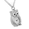 Owl Necklace Watch for women