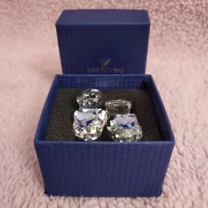 Silver Swarovski Girl Shoes Ornament